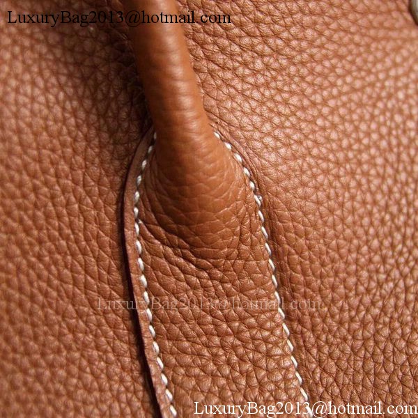Hermes Garden Party 36cm 30cm Tote Bag Original Leather Brown