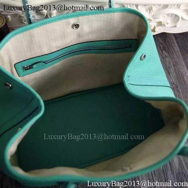 Hermes Garden Party 36cm 30cm Tote Bag Original Leather Light Green