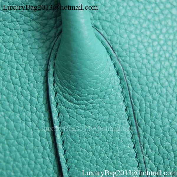 Hermes Garden Party 36cm 30cm Tote Bag Original Leather Light Green