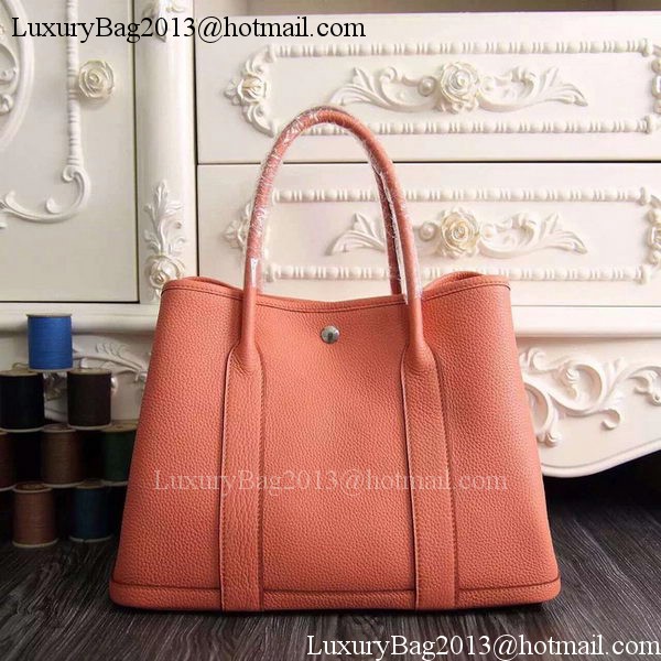 Hermes Garden Party 36cm 30cm Tote Bag Original Leather Light Pink
