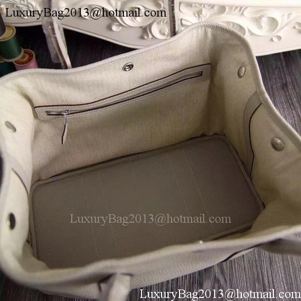 Hermes Garden Party 36cm 30cm Tote Bag Original Leather OffWhite