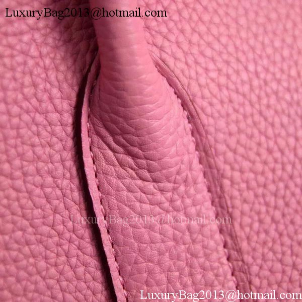 Hermes Garden Party 36cm 30cm Tote Bag Original Leather Pink