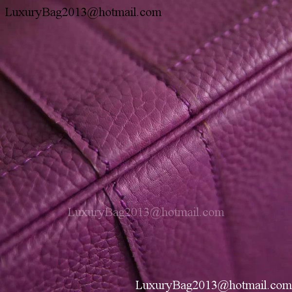 Hermes Garden Party 36cm 30cm Tote Bag Original Leather Purple