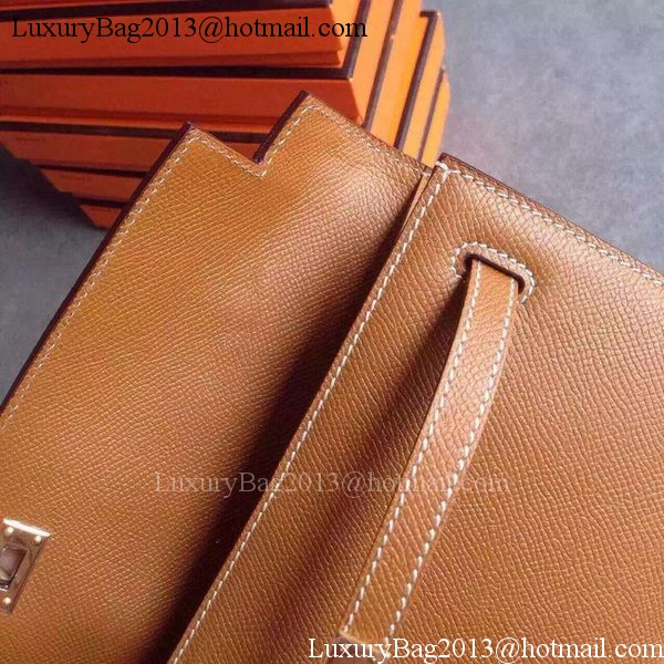 Hermes Kelly 31cm Clutch Epsom Leather KL31 Wheat
