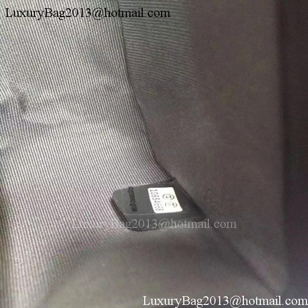 Boy Chanel mini Flap Bag Original Chevron Nubuck Leather A5707 Black