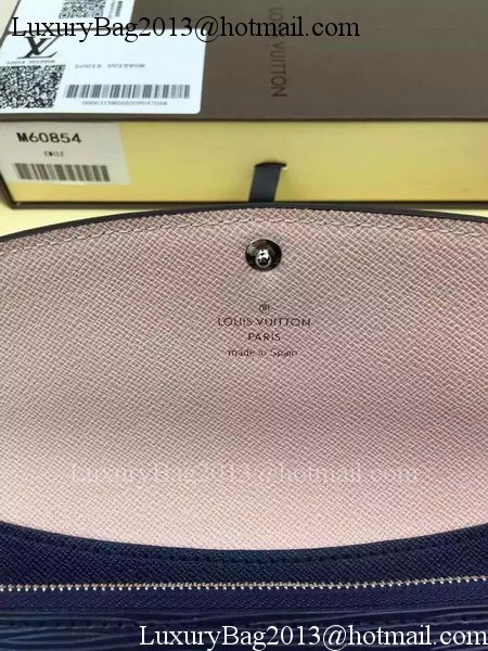 Louis Vuitton Epi Leather EMILIE WALLET M60854 Indigo