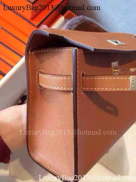 Hermes MINI Kelly 22cm Tote Bag Calfskin Leather K22 Wheat