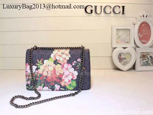 Gucci Dionysus GG Supreme Shoulder Bag 400249 Blue
