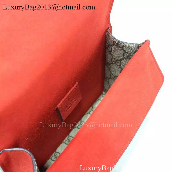 Gucci Dionysus GG Supreme Shoulder Bag 421970 Red