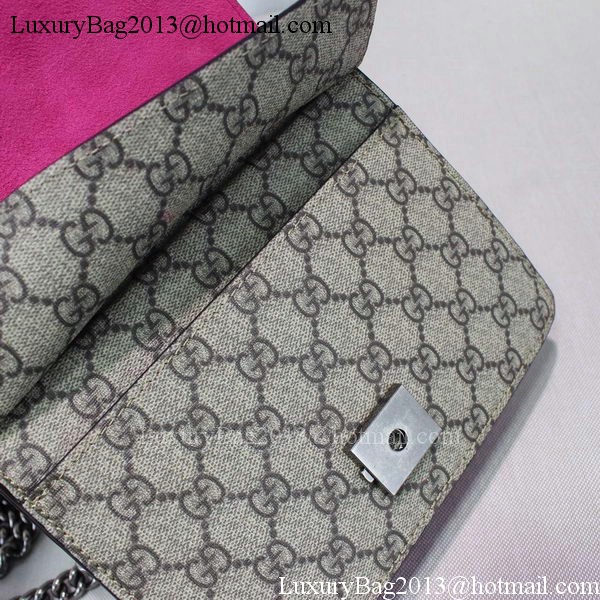 Gucci Dionysus GG Supreme Shoulder Bag 421970 Rose