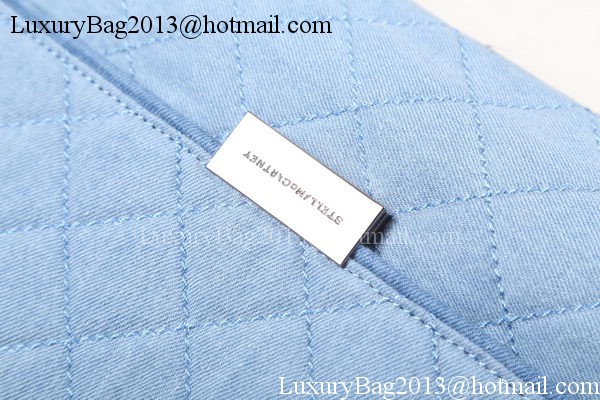 Stella McCartney QUilted Denim Cross Body Bags SMC016 Blue