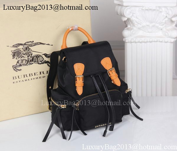 Burberry Backpack Fabric BU40166 Black&Orange