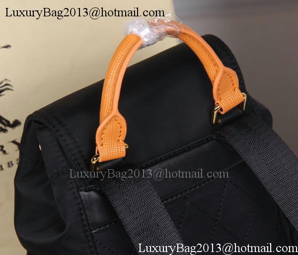 Burberry Backpack Fabric BU40166 Black&Orange