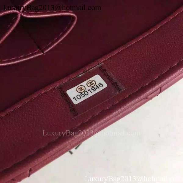 Chanel Classic Top Flap Bag Burgundy Original Leather A98079 Gold