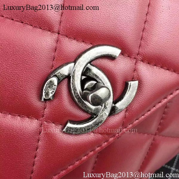 Chanel Classic Top Flap Bag Burgundy Original Leather A98079 Silver