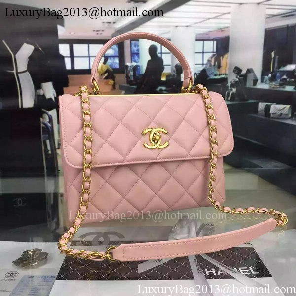 Chanel Classic Top Flap Bag Original Leather A98079 Pink