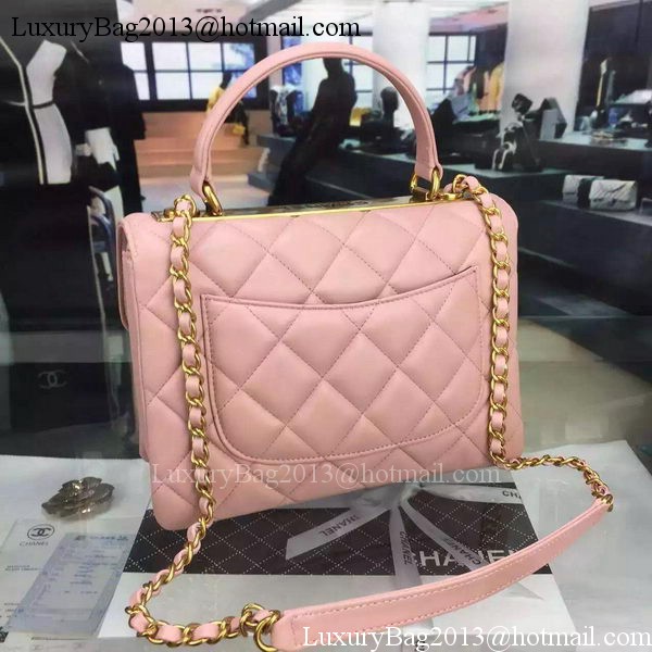 Chanel Classic Top Flap Bag Original Leather A98079 Pink