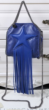 Stella McCartney Falabella Fringed Star Mini Tote Bag SM8855 Royal