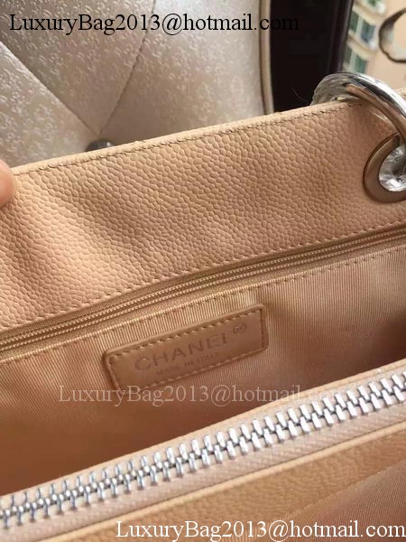 Chanel Shopper Bag Original Calfskin Leather A95021 Apricot