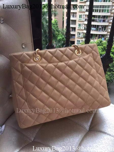 Chanel Shopper Bag Original Calfskin Leather A95021 Apricot