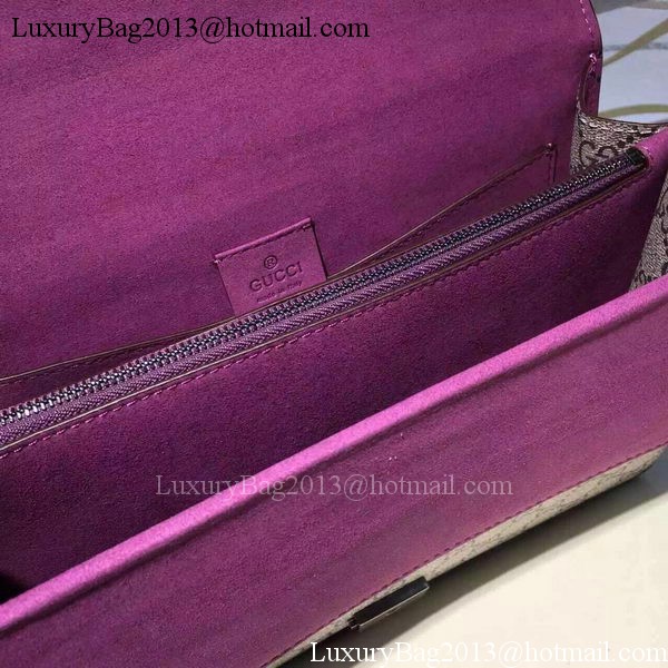 Gucci Dionysus Blooms Medium Shoulder Bag 421970 Purple