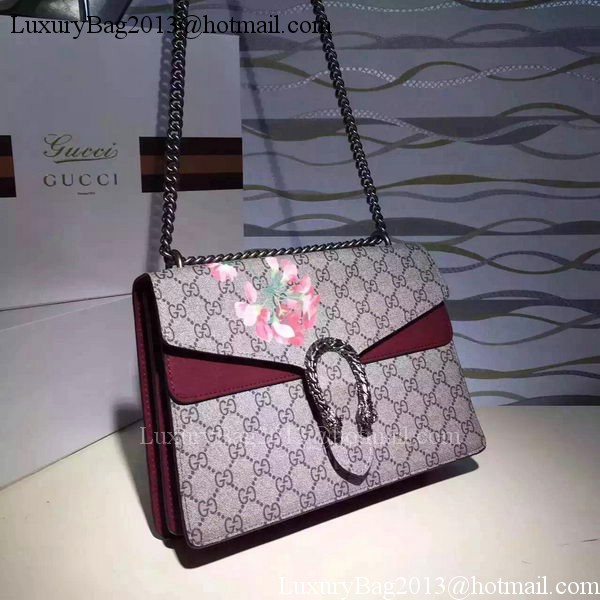 Gucci Dionysus Blooms Medium Shoulder Bag 421970 Red