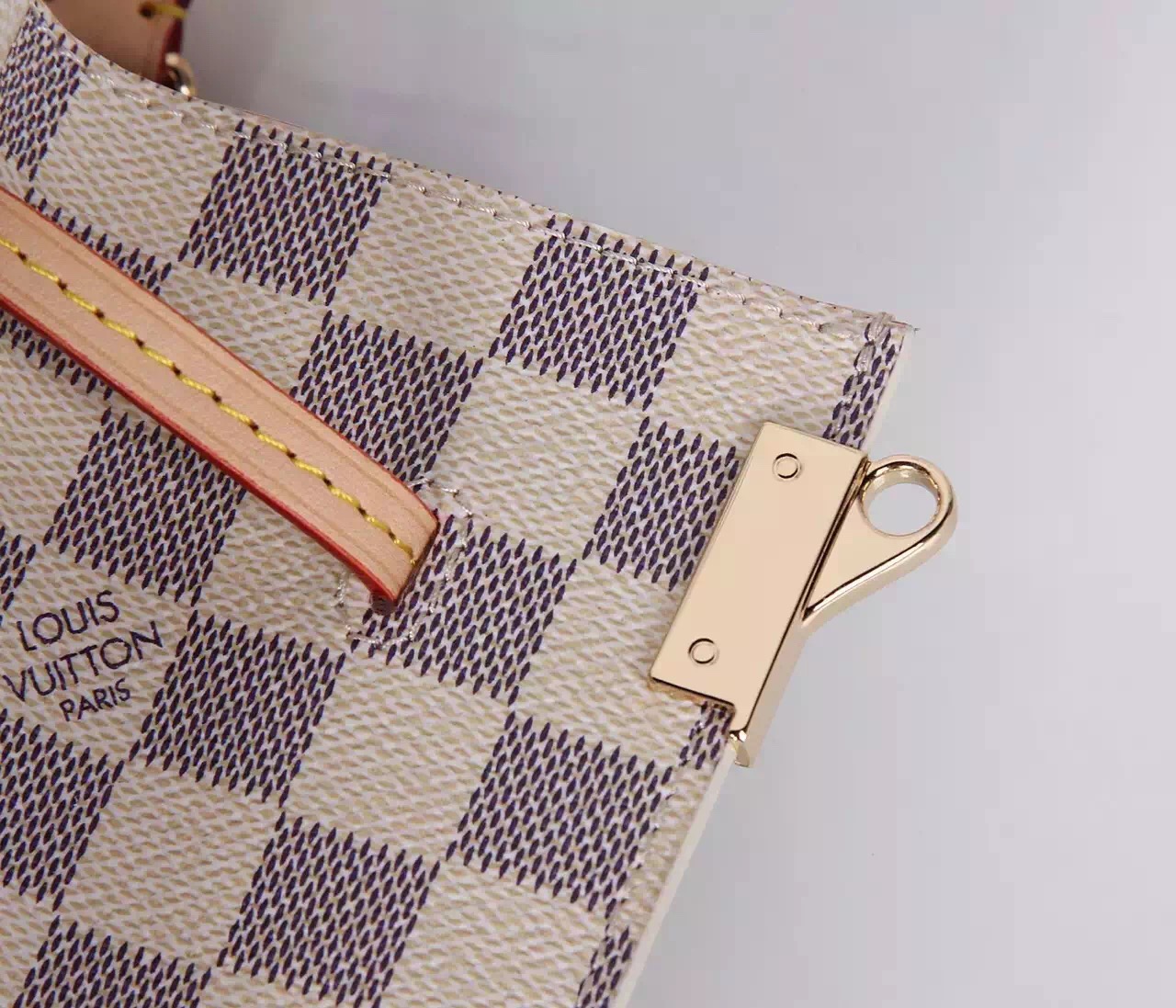 Louis Vuitton Damier Azur Canvas Shoulder Bag 41579 