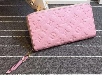 Louis Vuitton Monogram Empreinte Zippy Wallet X60017 Pink