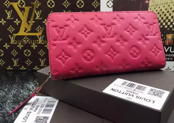 Louis Vuitton Monogram Empreinte Zippy Wallet X60017 Rose