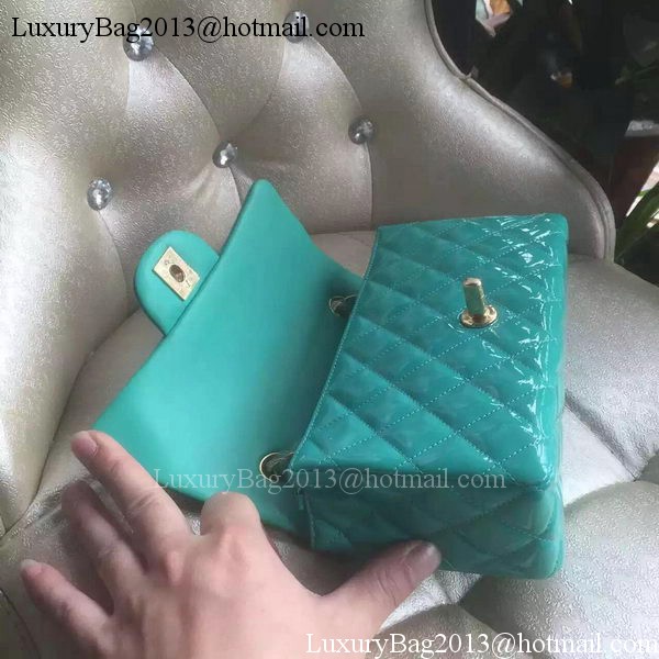 Chanel mini Classic Flap Bag Original Patent A1116 Green