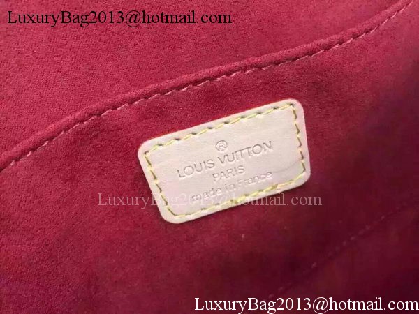 Louis Vuitton Monogram Canvas Felicie Chain Wallet M61276 Burgundy