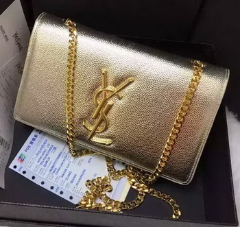 Yves Saint Laurent Cross-body Shoulder Bag Y9014 Gold