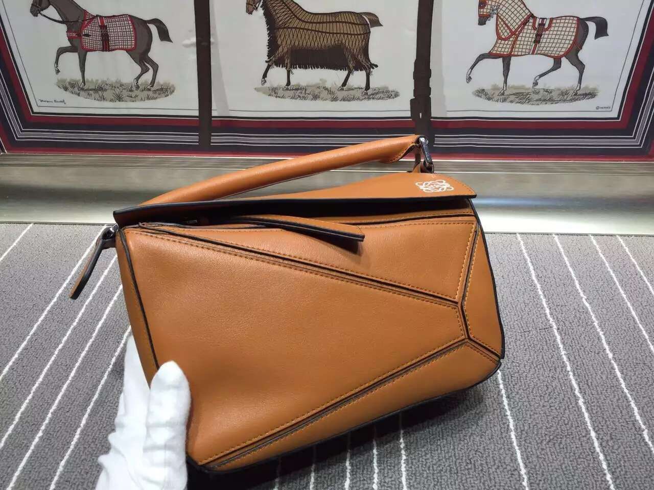 Loewe Puzzle Large Bag Original Leather L9122 Brown