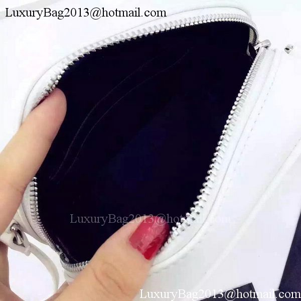 Yves Saint Laurent Monogram Blogger Bag Y16SS White