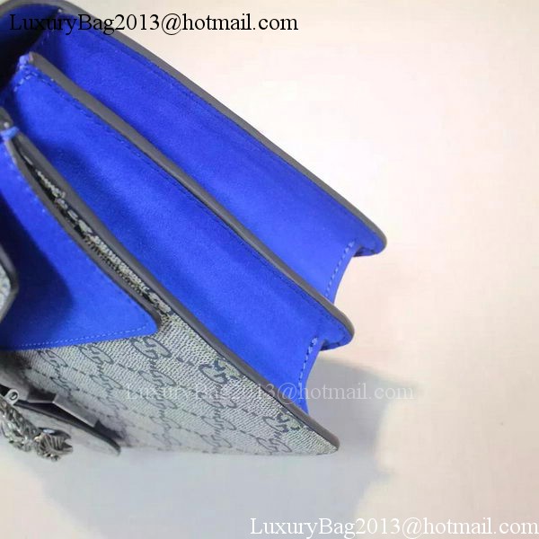 Gucci 400249 Blue Dionysus GG Supreme Canvas Shoulder Bag