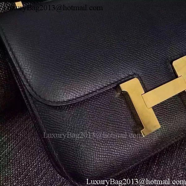 Hermes Constance Bag Calfskin Leather H9999 Black