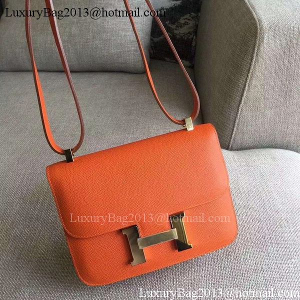 Hermes Constance Bag Calfskin Leather H9999 Orange