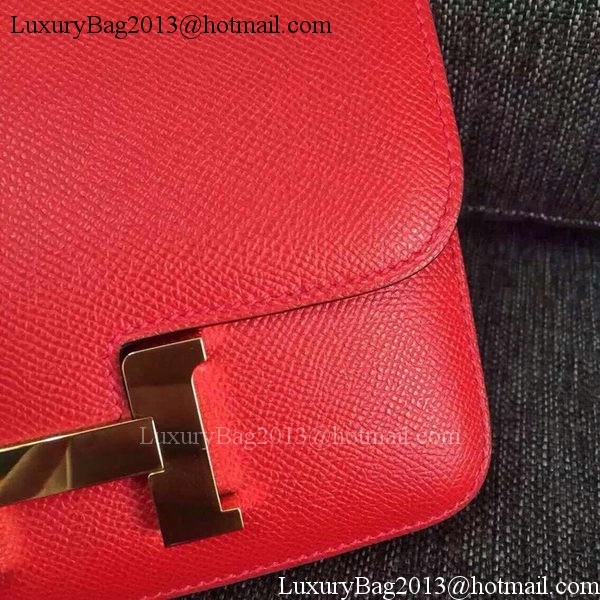 Hermes Constance Bag Calfskin Leather H9999 Red