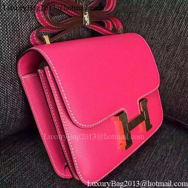 Hermes Constance Bag Calfskin Leather H9999 Rose