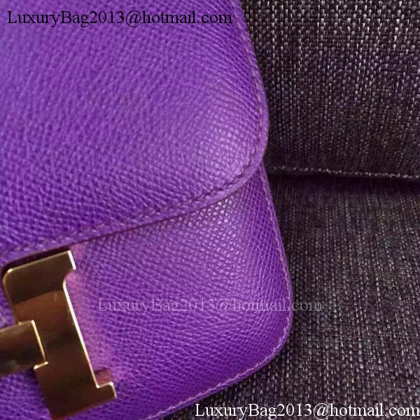 Hermes Constance Bag Calfskin Leather H9999 Violet