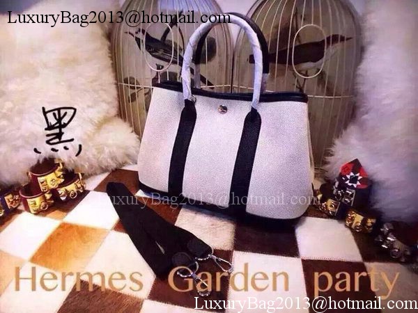 Hermes Garden Party 36cm Tote Bags Canvas HGP1927 RoyalBlue