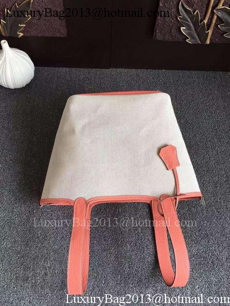 Hermes Picotin Lock 18cm Bag Canvas HPL8618T Light Pink