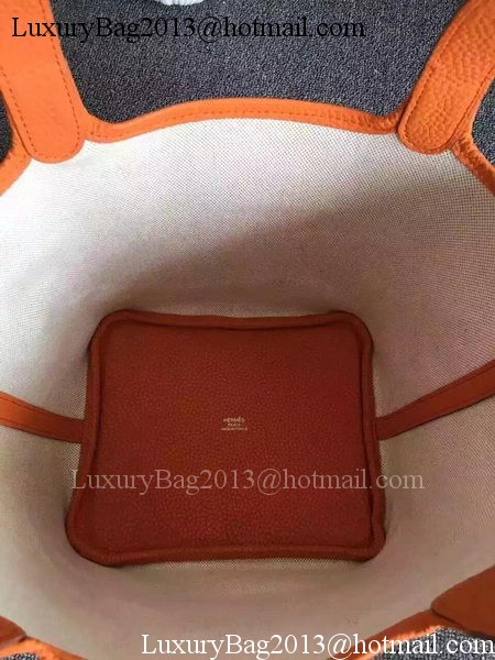 Hermes Picotin Lock 18cm Bag Canvas HPL8618T Orange