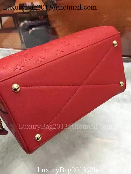 Louis Vuitton Monogram Empreinte Speedy 30 Bag M40762 Red