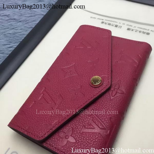 Louis Vuitton Monogram Empreinte COMPACT CURIEUSE WALLET M60568 Purple