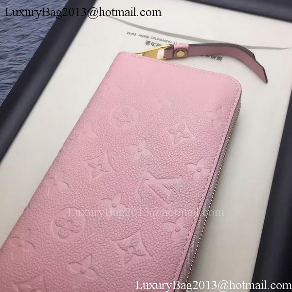 Louis Vuitton Monogram Empreinte ZIPPY WALLET M60571 Pink