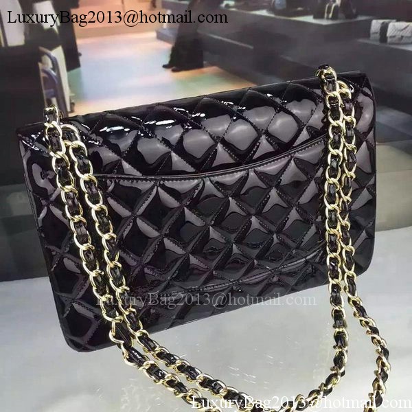 Chanel Classic Flap Bag Original Patent Leather CHA7212 Black