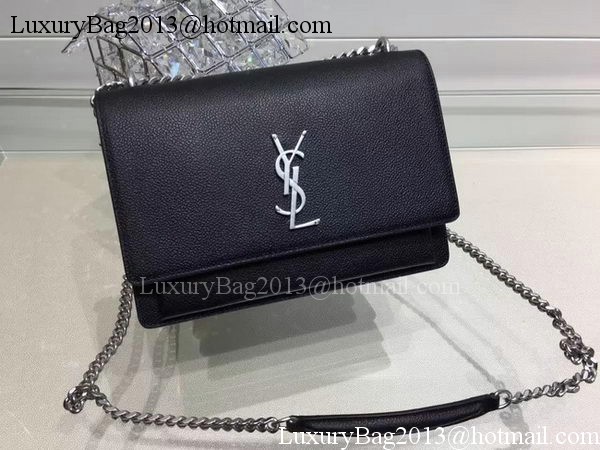 Yves Saint Laurent Cross-body Shoulder Bag Y13928 Black
