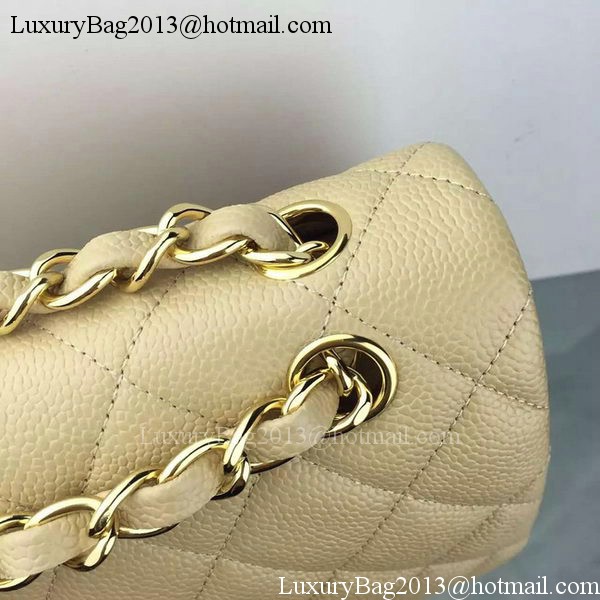 Chanel Classic Flap Bag Original Cannage Patterns A1119 Apricot