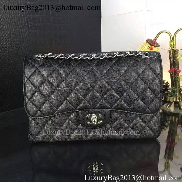 Chanel Classic Flap Bag Original Cannage Patterns A1119 Black